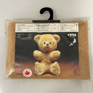 Vintage NIP  Aronelle Creations Le Suh Kreatief Sew & Stuff Kit BEAR Cda #6002